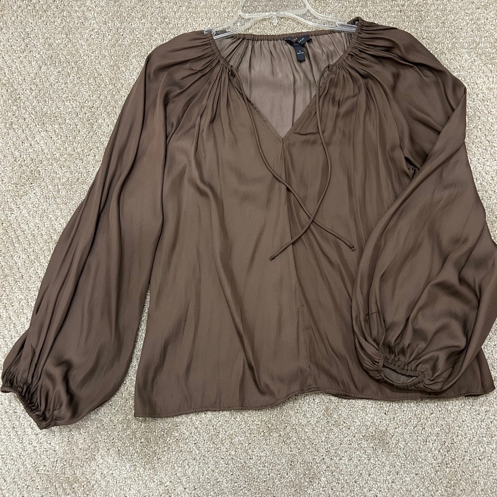 Brown blouse